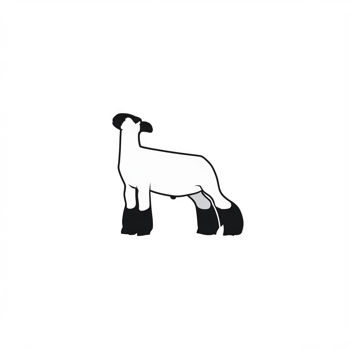 Show lamb silhouette